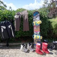 set snowboard completo TAVOLA DC