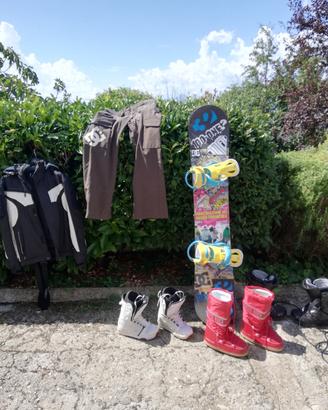 set snowboard completo TAVOLA DC