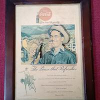 quadro vintage coca cola