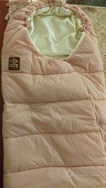 Sacco invernale ovetto/carrozzina soft pink