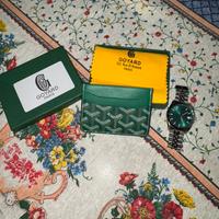 Portacarte Goyard – verde