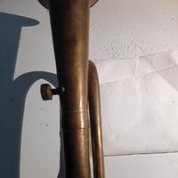 vecchio  corno da caccia