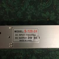 Alimentatore nuovo 24V  5A