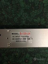 Alimentatore nuovo 24V  5A