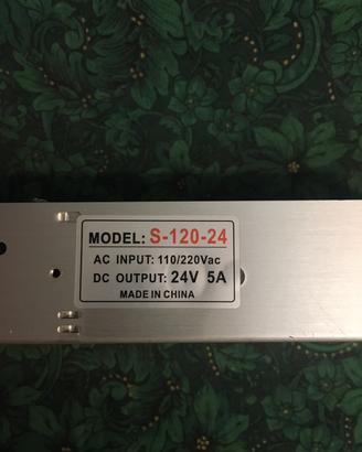 Alimentatore nuovo 24V  5A