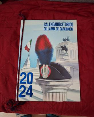 Calendario storico Carabinieri 2024