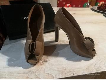 scarpe donna in pelle Giorgio Armani  come nuove