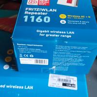 Fritz Modem Router 3490+ ripetitore 1160 mai usati