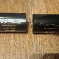 Condensatori 4,7uF Mundorf Supreme Silver Gold Oil