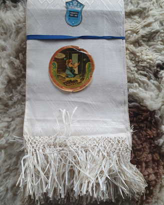 Teli da bagno/Asciugamani Lino Vintage con frange