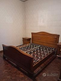 Letto matrimoniale con rete