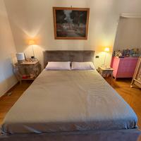 Letto matrimoniale com contenitore e materasso