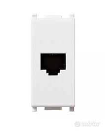 Vimar Plana Presa RJ11 6/4 bianco art. 14320