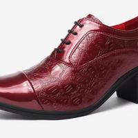 Scarpa con tacco Elvis anni 70 vintage n 42