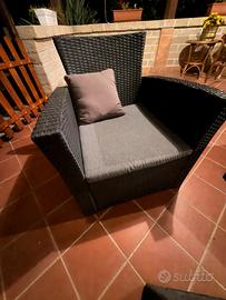 Divanetto set da giardino