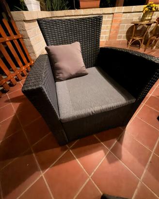 Divanetto set da giardino