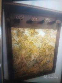 attaccapanni con arazzo 