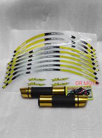 Kit adesivo cerchi e manopole Hornet cb 600 700 90