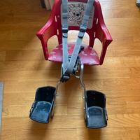 Seggiolino  da bici per bambine- anteriore