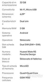 Huawei Y6 2019 - 32GB - Colore Blu Dual SIM Usato