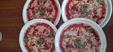 set 4 piatti pizza