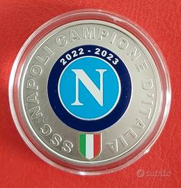 folder + moneta Napoli 3^ scudetto 