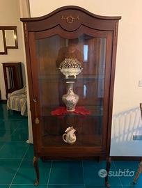 vetrina vetrinetta legno 