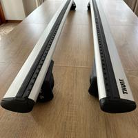 Barre Thule WingBar Evo 132 + Piedi Thule Evo Rais