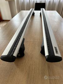 Barre Thule WingBar Evo 132 + Piedi Thule Evo Rais