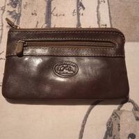 Portachiavi porta monete Tony Perotti pelle marron