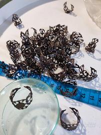 base anello filigrana in rame