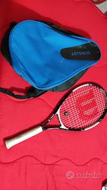 Racchetta tennis Wilson e zaino Artengo