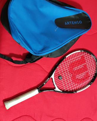 Racchetta tennis Wilson e zaino Artengo