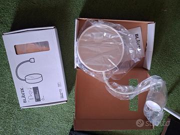 Aplique a specchio con faretto