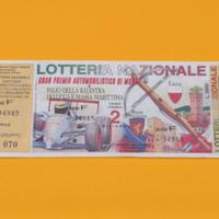 Biglietto Lotteria F1 Monza 1996
