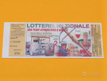 Biglietto Lotteria F1 Monza 1996