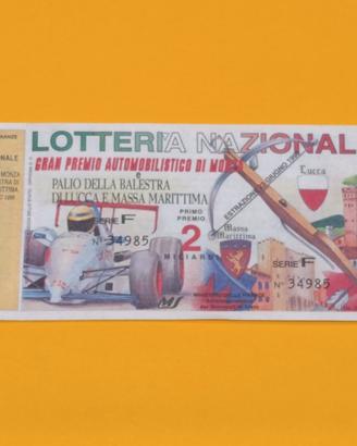 Biglietto Lotteria F1 Monza 1996