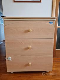 CASSETTIERA/MOBILE BAGNETTO PER NEONATO