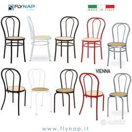 Sedia bar ristorante VIENNA thonet finta paglia