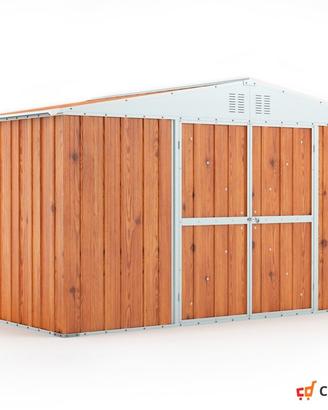 Box lamiera deposito Acciaio 403x269 fin legno