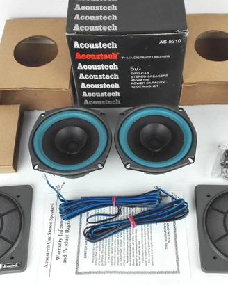 COPPIA WOOFER DA MACCHINA - NUOVI