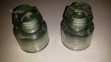 Isolatori antichi in vetro