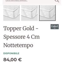 TOPPER MATRIMONIALE GABEL
