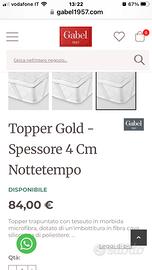 TOPPER MATRIMONIALE GABEL