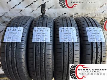 4 PNEUMATICI 155/65 R14 HANKOOK ESTIVE 75%