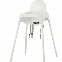 Seggiolone con cintura di sicurezza, bianco IKEA
