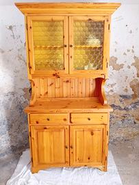 credenza in pino russo