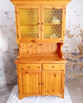 credenza in pino russo