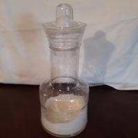 Vaso in cristallo di Boemia con coperchio
