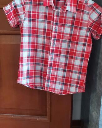 camicia bimbo ovs maniche corte mai usata tg 8 